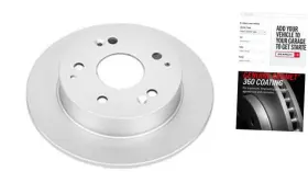 Jbr910evc Powerstop Rear Geomet Coated Brake Rotor For Acura Integra 1997-1998 Jbr910evc Powerstop Rear Geomet Coated Brake Rotor For Acura Integra 1997-1998