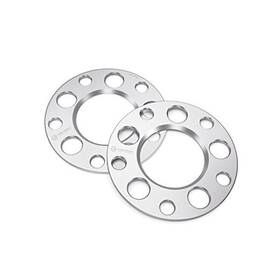 Precision European Motorwerks 5mm-5114.3-64.1 2pcs 5mm Hubcentric 5x114.3 Wheel Spacers 64.1mm Bore Thickness Silver