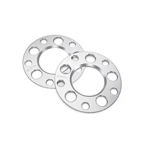 5mm-5114.3-64.1 Precision European Motorwerks 2pcs 5mm Hubcentric 5x114.3 Wheel Spacers 64.1mm Bore Thickness Silver