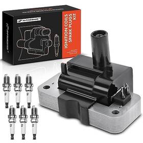 Premiumpartswhosale Apic0643 Ignition Coils And Spark Plugs Kits Compatible With Nissan Frontier 1999