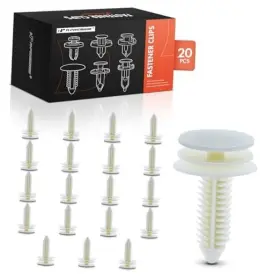 Aprcf3602 Premiumpartswhosale Pcs Nylon Door Trim Panel Car Retainer Fastener Push Pin Clips Compatible 20