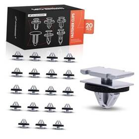 Premiumpartswhosale Aprcf966 Pcs Nylon Rocker Moulding Car Retainer Fastener Push Pin Clips Compatible 20