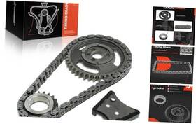 Premiumpartswhosale Aptck058 Engine Timing Chain Kit With Damper And Sprocket Fits Ohv V6 2.8 3.1 Compatible