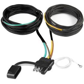 Pukvahq Wtw001 4 Pin 5 Wire Trailer Wiring Harness For Light Rewiring Protected By