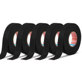 Qttech 732688327468 5 Rolls Wire Harness Cloth Tape Speaker Wiring Black Adhesive