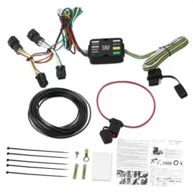 Ha000081 Racing Auto Parts 4-pin Trailer Wiring Harness Compatible With 2010 2011 2010-2018 Hyundai Tucson