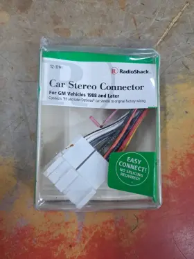12-1791 Radioshack Car Stereo Connector New Free Shipping