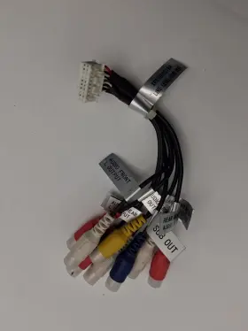 Xp011y0201r4 Rca Car Stereo Audio Output Harness 20 Pin New