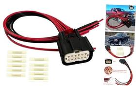 Rcop Cq.cbhn53 12 Pin Headlights Halogen Wiring Harness Connector Pigtail Plug Fit Ram 1500