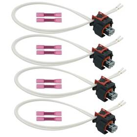 Rcop Gqy.cbhn134-4 4 Pcs 2 Wires Equipment Fuel Injector Repair Wiring Harness Pigtail Plug Fit