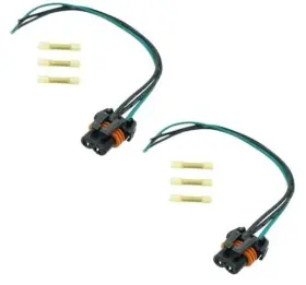Lyy.cbhn78-2 Rcop Pcs Pin 3 Wires 901halogen Bulb Inside Headlight Connector Wiring Harness 2