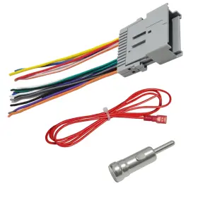 Qph-g-0145 Rebvugr Car Radio Audio Receiver Wiring Harness Kit Stereo 3.15 1.6 Inches