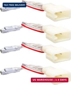 Red Wolf 56451342759 Car Door Speaker Wiring Harness Adapter Connector Plug Replacement For