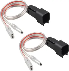 Red Wolf 744110530667 Car Front Rear Door Speaker Wiring Harness Compatible With 2000-2014 Fo