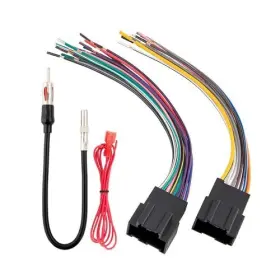 Red Wolf 769894718063 Radio Wiring Harness With Antenna Adapter Compatible 2006-2013 Gm