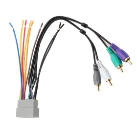 Red Wolf 769894718124 Car Radio Amplifier Wiring Harness Rca Compatible With 2002-2005 Chrysler Dod