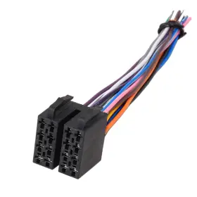 Red Wolf 769894718155 Radio Stereo Iso Wire Harness Female Adapter Connector Replacement For 1996-2