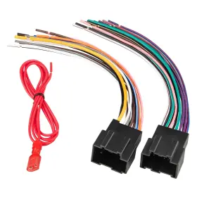 Red Wolf 769894718186 Car Aftermarket Radio Stereo Wiring Harness Adapter Connector Compatible With