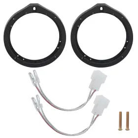 Red Wolf 769894718346 Front Rear Door Speaker Adapter Wiring Harness For 2008-2013 Honda Civic Ac