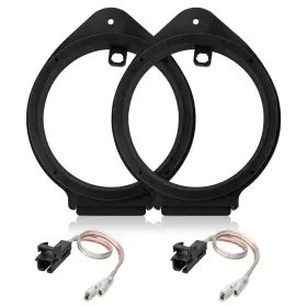 Red Wolf 926585401015 6.5 Speaker Adapter Spacer Ring With Wiring Harness Plug Replac