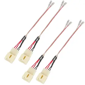 Red Wolf 971410642460 Front Rear Door Speaker Wiring Harness Adapter Connector Plug For Ford Focus