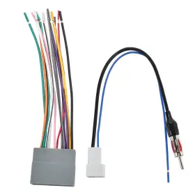 Red Wolf 971410642514 Vehicle Radio Stereo Wire Harness With Antenna Connector Adapter Fit Honda Fi