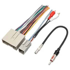 Red Wolf 971410648158 Radio Wiring With Antenna Adapter Rca Input Replacement For Ford 2006-2012 Linc Red Wolf 971410648158 Radio Wiring With Antenna Adapter Rca Input Replacement For Ford 2006-2012 Linc