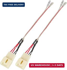 Red Wolf Bx2001 Car Door Speaker Wiring Harness Connector For 2011-2021 Ford F150 Escap