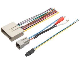 Red Wolf Ddc-12105 Xc-fu-201 Radio Stereo Wiring Harness With 12 Volt To 5 Step Down Adapter Switcher