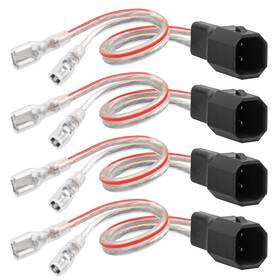 Red Wolf Lbx-fd-4pc-002 Car Door Speaker Wiring Harness Fit For Ford F150 2011-2014 Mercury Grand Ma