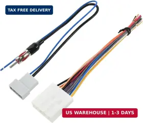 Rc-2p-f-01 Red Wolf Car Radio Wiring Harness With Antenna Adapter Select For 2008-2013 Nissan