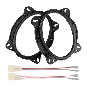 Rw-pjtodx-1882 Red Wolf 6x9 Inch Front Door Speaker Adapter With Wiring Harness For 2004 Up Toyo