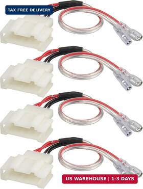 Red Wolf Rwf-lbx4006 Door Speaker Wiring Harness Adapter Select For Vw Volkswagen 1999-2019