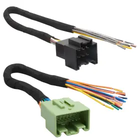 Rwf-xcgm18-01 Red Wolf Car Stereo Amplifier Bypass Wiring Harness Adapter Connector Plug For Oem Amp