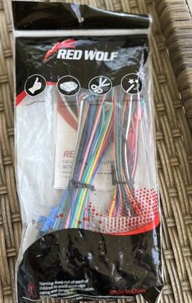 Red Wolf X0003-0402p Car Audio Wire Harness Standard Kit For Stereo Installation