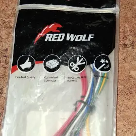 X000s9a9yh Red Wolf Car Stereo Wire 2011 Dodge / Chrysler /jeep New