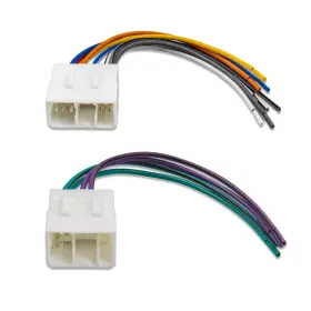 Xc06-2149 Red Wolf Car Radio Install Wire Harness Compatible With 19892002 Mazda 626/miata/mx3/prot