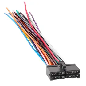 Xc30-2122 Red Wolf 20 Pin Radio Wiring Harness Connector Fits For Aftermarket Boss Double