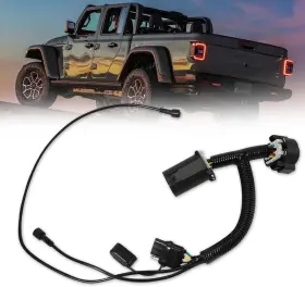 6113-504  Rendrox 7 Pin Trailer Wiring T-harness Adapter - Plug And Play For Standard 7-pin