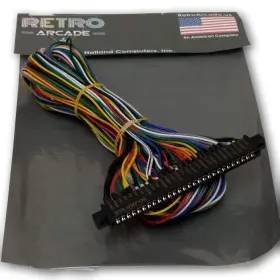 Retroarcade.us 665570201785 Jamma Board Standard Cabinet Wiring Harness Loom For 60-in-1 Pcb