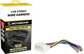 Scosche 033991984646 Ha08b Aftermarket Radio Wiring Harness For Select 1998-11 Acura And Hond