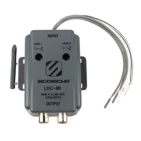 Loc80 Scosche 705353560842 Line Output Converter - 2 Channel High/low Rca Car Audio