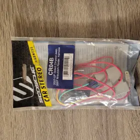 Cr04b Scosche Aftermarket Stereo Wire Harness For 2007-08 Chrysler/dodge/jeep