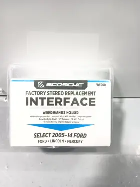 Fd5000 Scosche Factory Replacement Interface Ford Lincoln Mercury 2005-14
