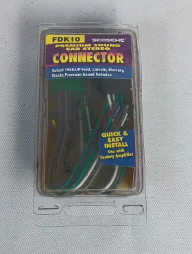 Fdk10 Scosche Fdk 10 Car Stereo Connector 1988-up For Lincoln Mercury Mazda Open Box