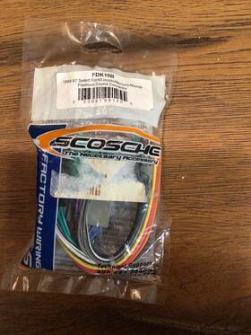 Scosche Fdk10b 1988-97 Select Ford/lincoln/mercury/mazda Premium Sou Psc008571