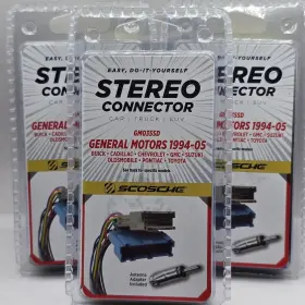 Gm035sd Scosche Lot Of 3 Stereo Connector General Motors 1994-05 Gm035sd Scosche Lot Of 3 Stereo Connector General Motors 1994-05