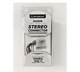 Ha028sd Scosche Stereo Connector Kit Honda 1986-11 Acura Isuzu - New Ha028sd Scosche Stereo Connector Kit Honda 1986-11 Acura Isuzu - New
