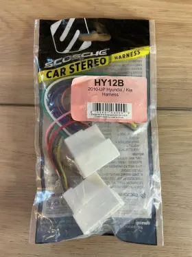 Hy12b Scosche Hy10b Car Radio Wiring Harness For Select 2010 Up Hyundai/kia Vehicles