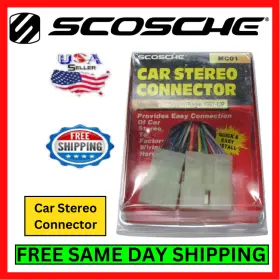 Mc01 Scosche Car Stereo Connector Mitsubishi Chrysler Eagle 1987-up Vintage Wire